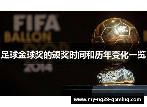 足球金球奖的颁奖时间和历年变化一览