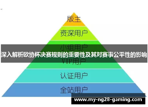 深入解析欧协杯决赛规则的重要性及其对赛事公平性的影响 深入解析欧协杯决赛规则的重要性及其对赛事公平性的影响